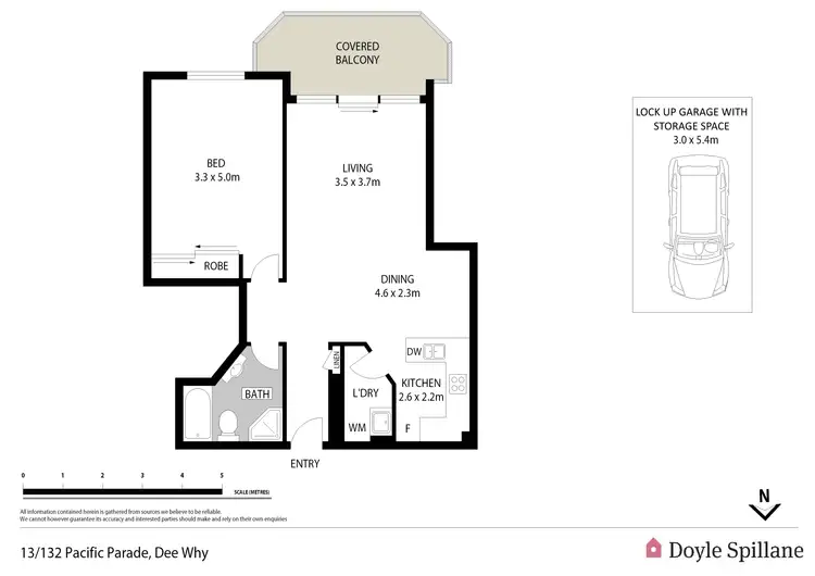 Floorplan of Homely apartment listing, 13/132-138 Pacific Parade, Dee Why NSW 2099