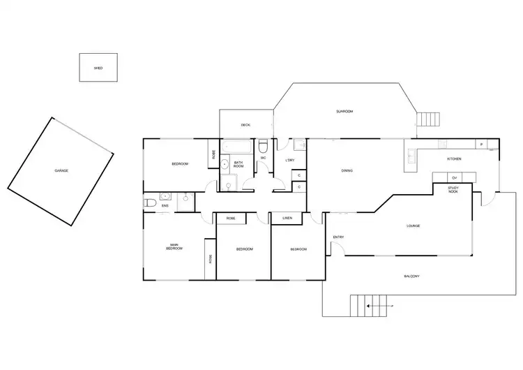 Floorplan of Homely house listing, 34 Sidaway Street, Chapman ACT 2611