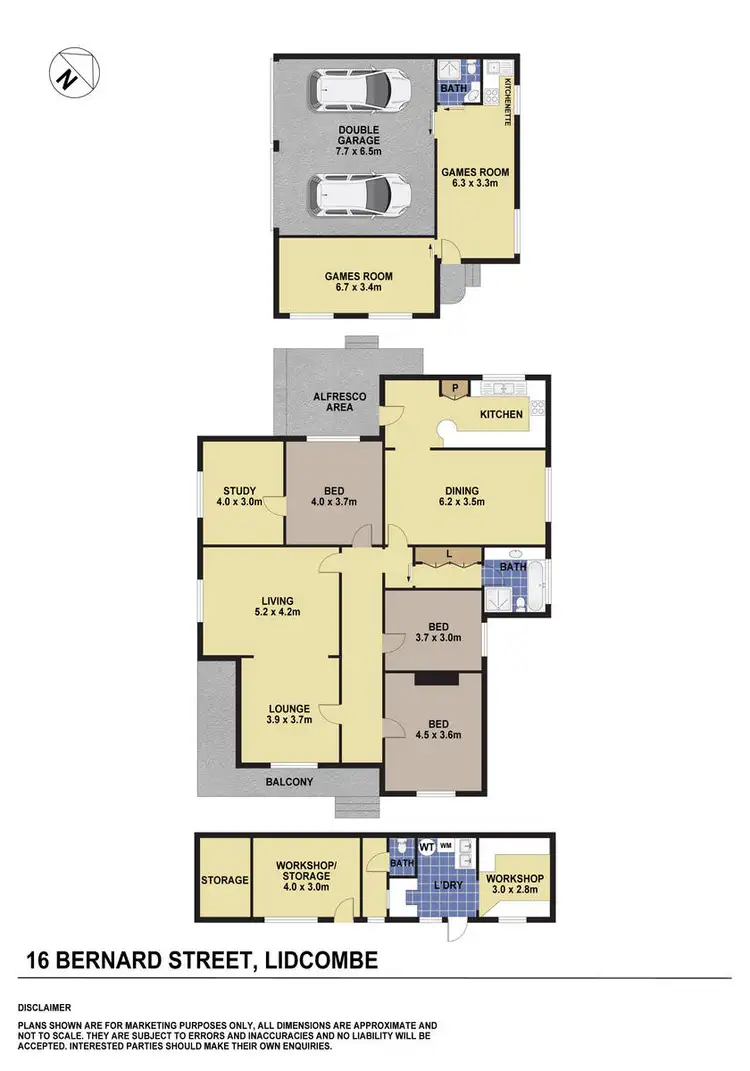 Floorplan of Homely house listing, 16 Bernard Street, Lidcombe NSW 2141