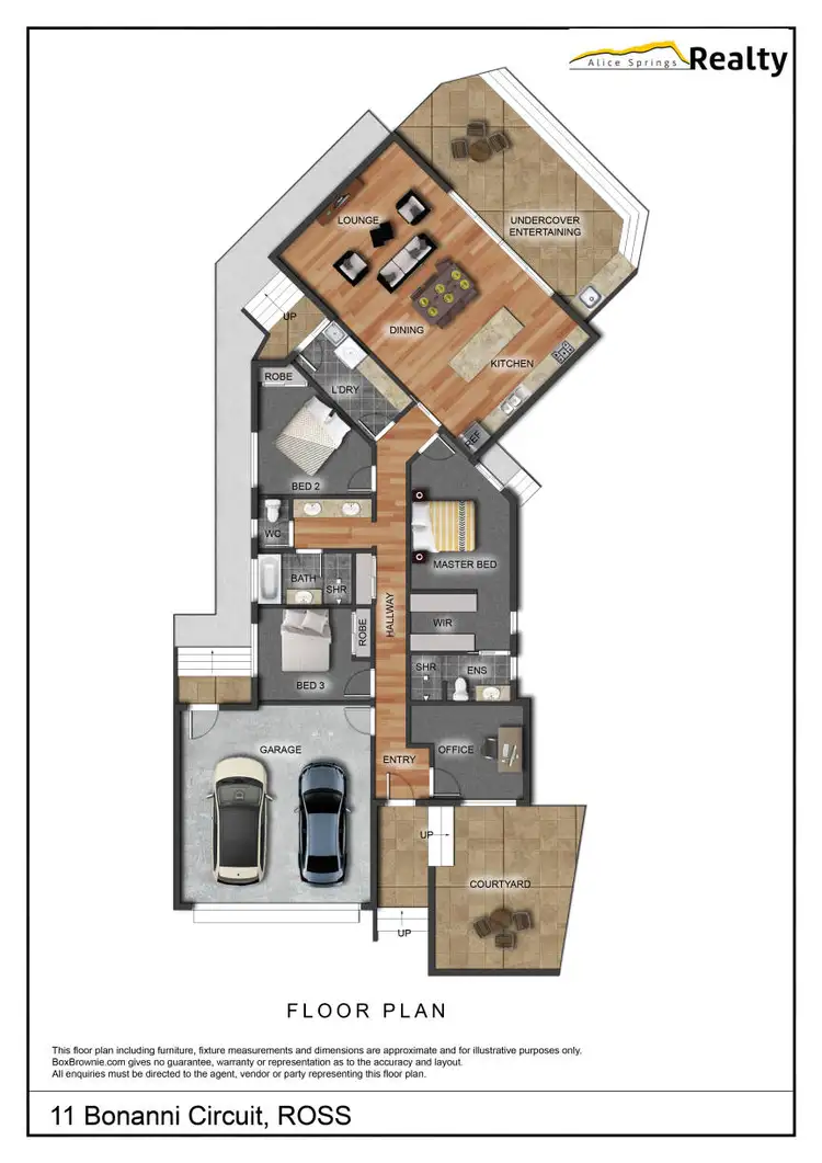 Floorplan of Homely house listing, 11 Bonanni Circuit, Ross NT 873