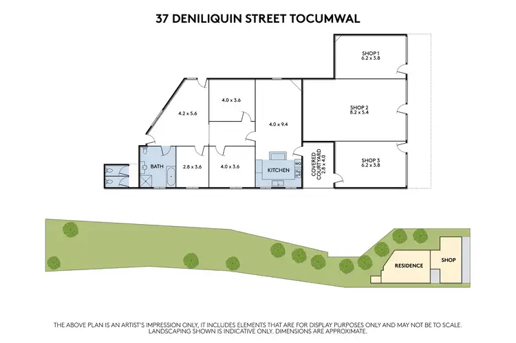 Floorplan of Homely house listing, 35-37 Deniliquin Street, Tocumwal NSW 2714