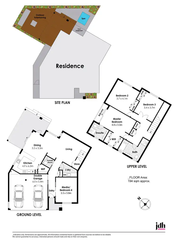 Floorplan of Homely townhouse listing, 4/33 Cannons Parade, Forestville NSW 2087