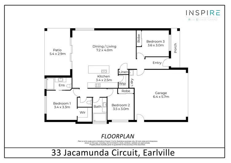 Floorplan of Homely house listing, 33 Jacamunda Circuit, Earlville QLD 4870