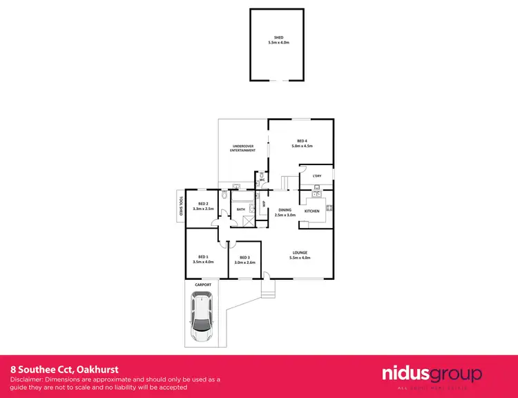 Floorplan of Homely house listing, 8 Southee Circuit, Oakhurst NSW 2761