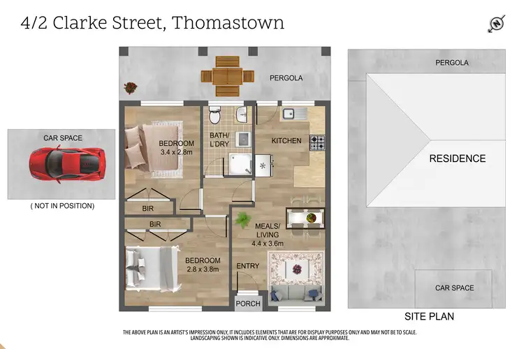 Floorplan of Homely unit listing, 4/2 Clarke Street, Thomastown VIC 3074