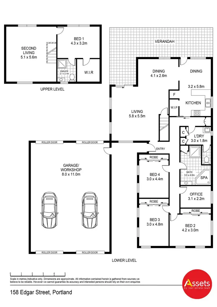 Floorplan of Homely house listing, 158 Edgar Street, Portland VIC 3305