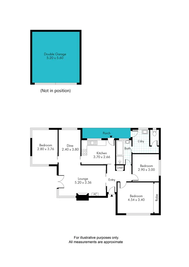 Floorplan of Homely house listing, 22 Mackirdy Street, Fulham SA 5024