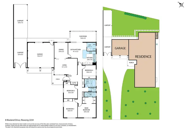 Floorplan of Homely house listing, 8 Blaxland Drive, Illawong NSW 2234