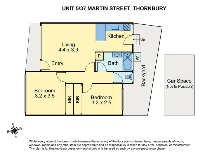 Floorplan of Homely unit listing, 5/37 Martin Street, Thornbury VIC 3071