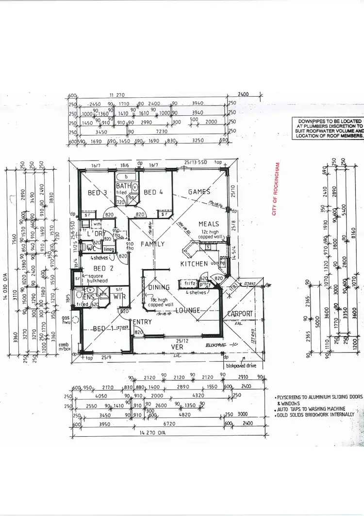 Floorplan of Homely house listing, 1 Dory Way, Warnbro WA 6169