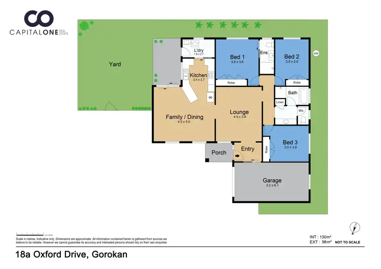 Floorplan of Homely house listing, 18A Oxford Drive, Lake Haven NSW 2263