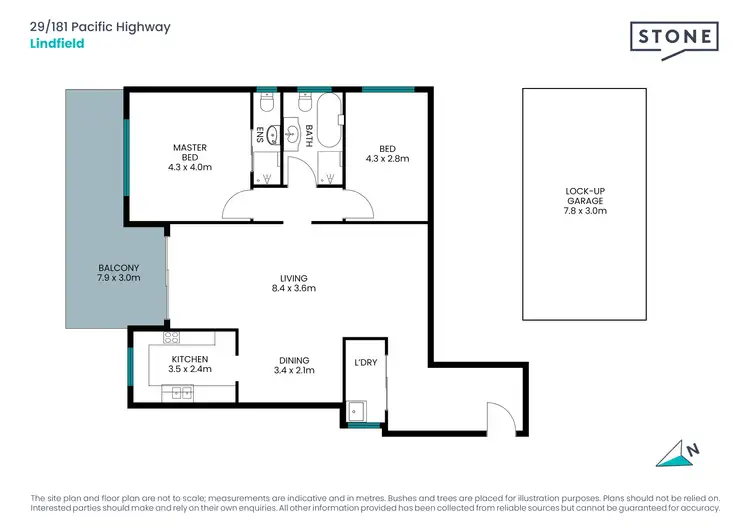 Floorplan of Homely apartment listing, 29/181 Pacific Highway, Lindfield NSW 2070