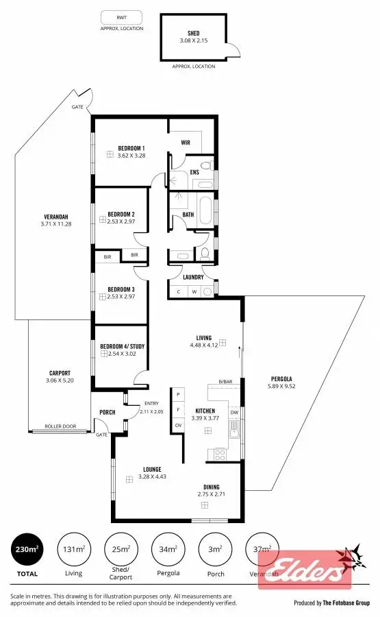 Floorplan of Homely house listing, 14 Birchdale Circuit, Hillbank SA 5112