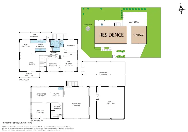 Floorplan of Homely house listing, 19 McBride Street, Kirwan QLD 4817