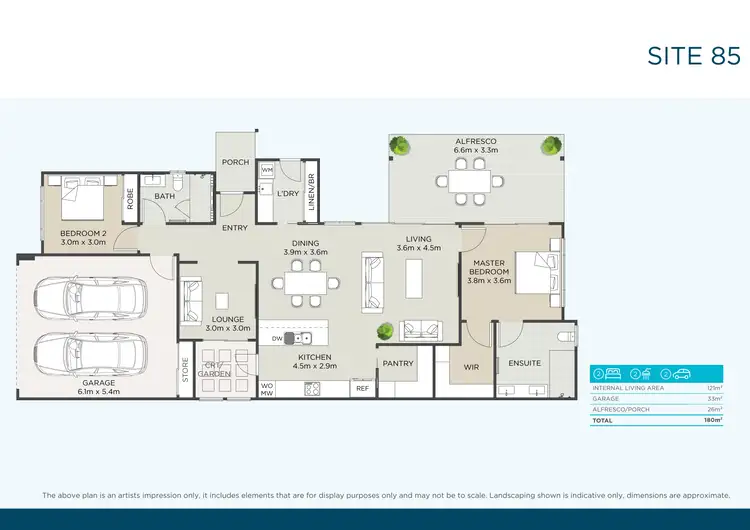 Floorplan of Homely retirement listing, 85/99 Hampton Street, Harristown QLD 4350