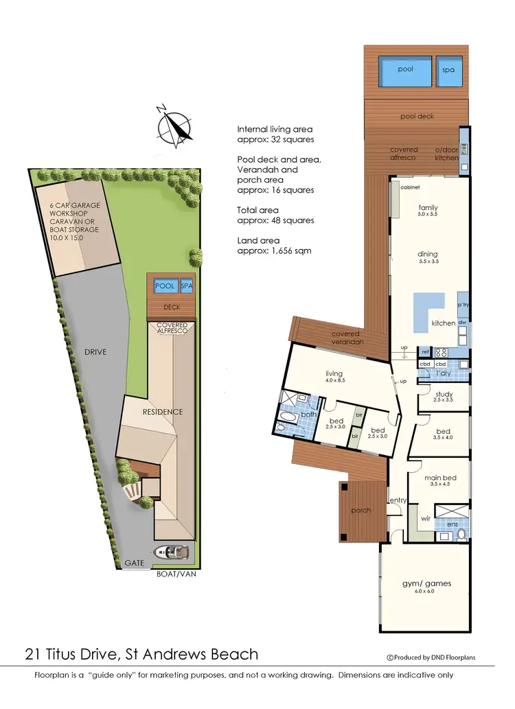 Floorplan of Homely house listing, 21 Titus Drive, St Andrews Beach VIC 3941
