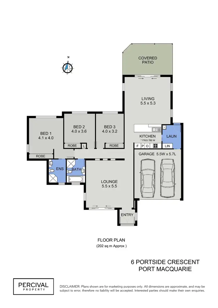 Floorplan of Homely house listing, 6 Portside Crescent, Port Macquarie NSW 2444