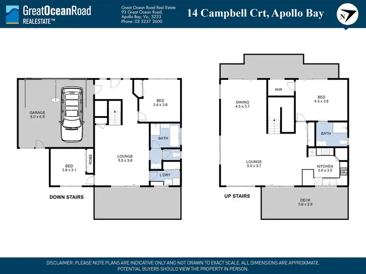 Floorplan of Homely house listing, 14 Campbell Court, Apollo Bay VIC 3233
