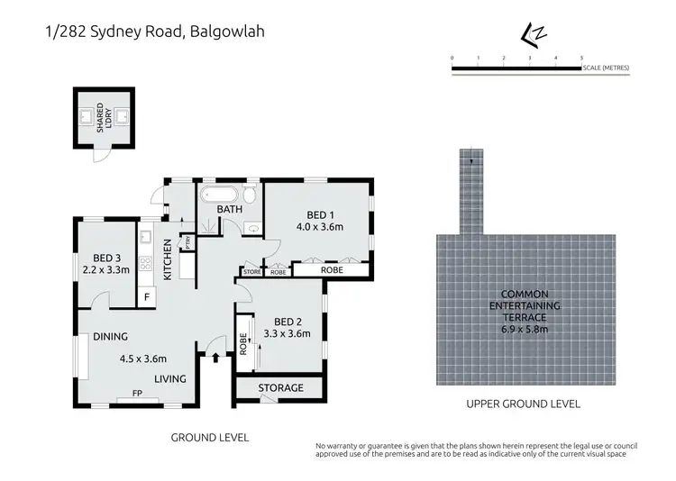 Floorplan of Homely apartment listing, 1/282 Sydney Road, Balgowlah NSW 2093