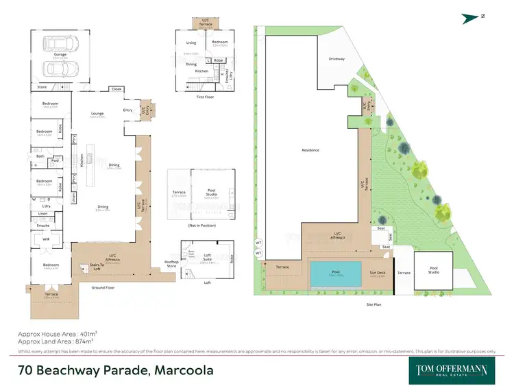 Floorplan of Homely house listing, 70 Beachway Parade, Marcoola QLD 4564