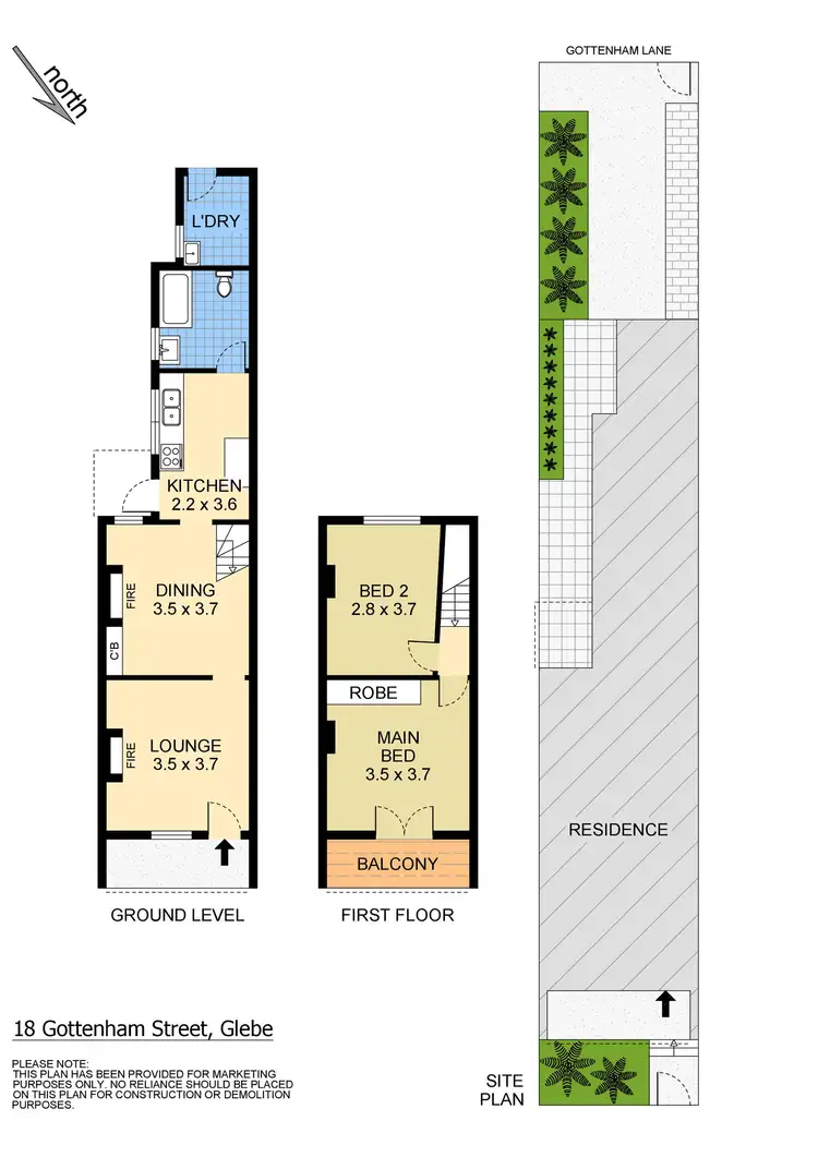 Floorplan of Homely house listing, 18 Gottenham Street, Glebe NSW 2037