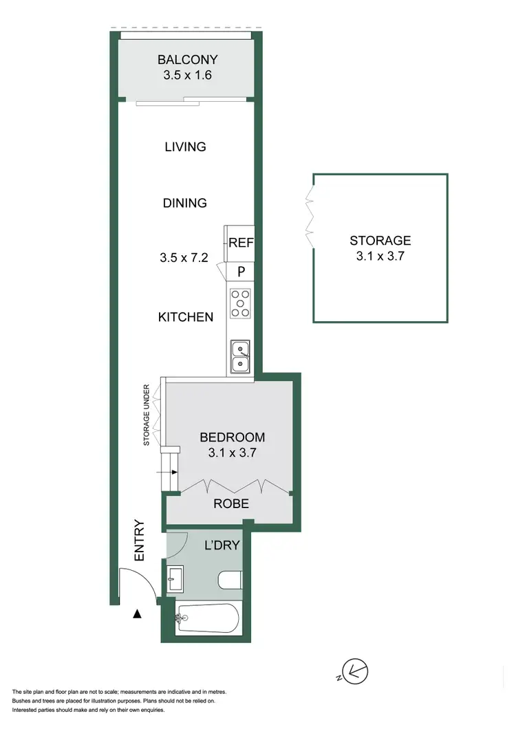 Floorplan of Homely apartment listing, 409/82-92 Cooper Street, Surry Hills NSW 2010