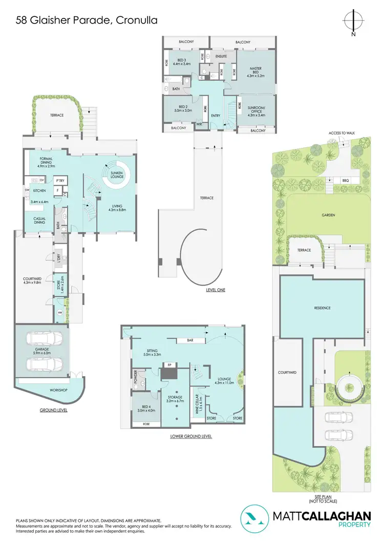 Floorplan of Homely house listing, 58 Glaisher Parade, Cronulla NSW 2230