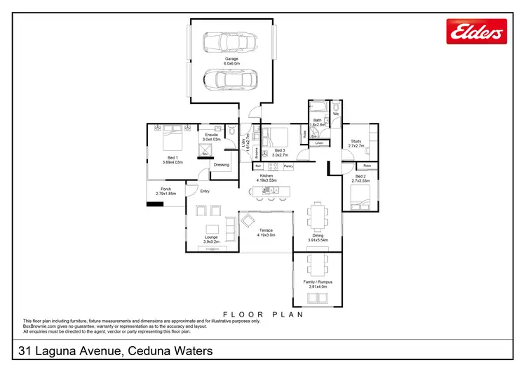 Floorplan of Homely house listing, 31 Laguna Avenue, Ceduna Waters SA 5690