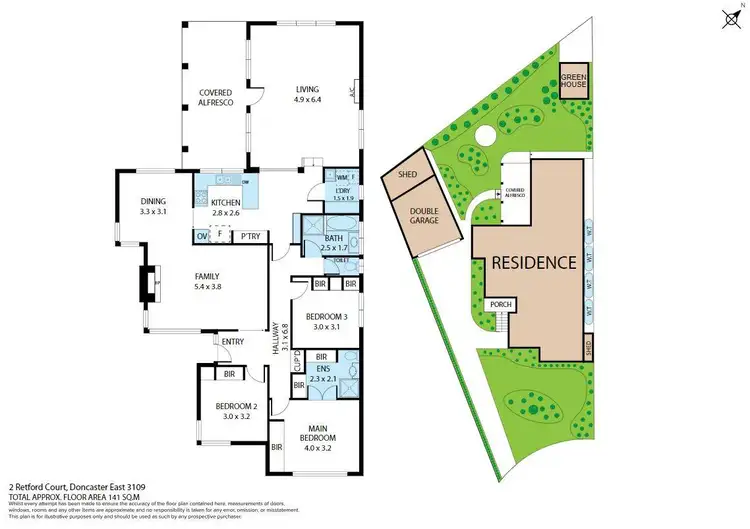 Floorplan of Homely house listing, 2 Retford Court, Doncaster East VIC 3109