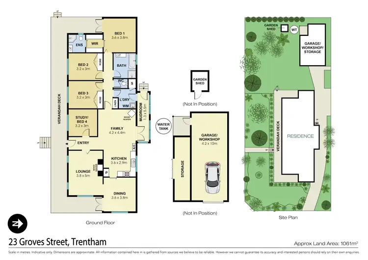 Floorplan of Homely house listing, 23 Groves Street, Trentham VIC 3458