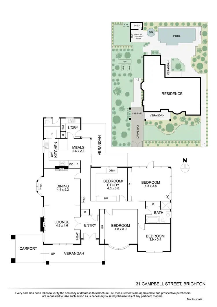 Floorplan of Homely house listing, 31 Campbell Street, Brighton VIC 3186