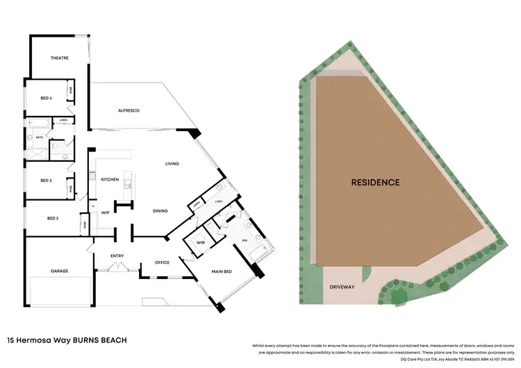 Floorplan of Homely house listing, 15 Hermosa Way, Burns Beach WA 6028