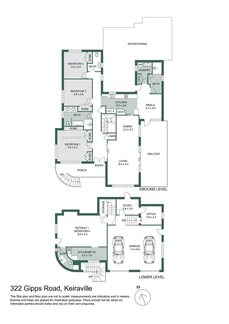 Floorplan of Homely house listing, 322 Gipps Road, Keiraville NSW 2500