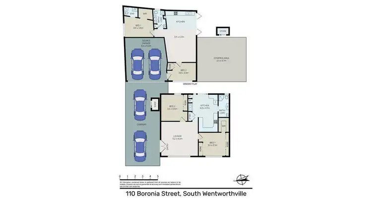 Floorplan of Homely house listing, 110 Boronia Street, South Wentworthville NSW 2145