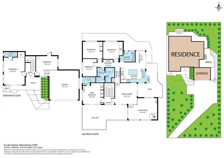 Floorplan of Homely house listing, 8 Lake Street, Merimbula NSW 2548