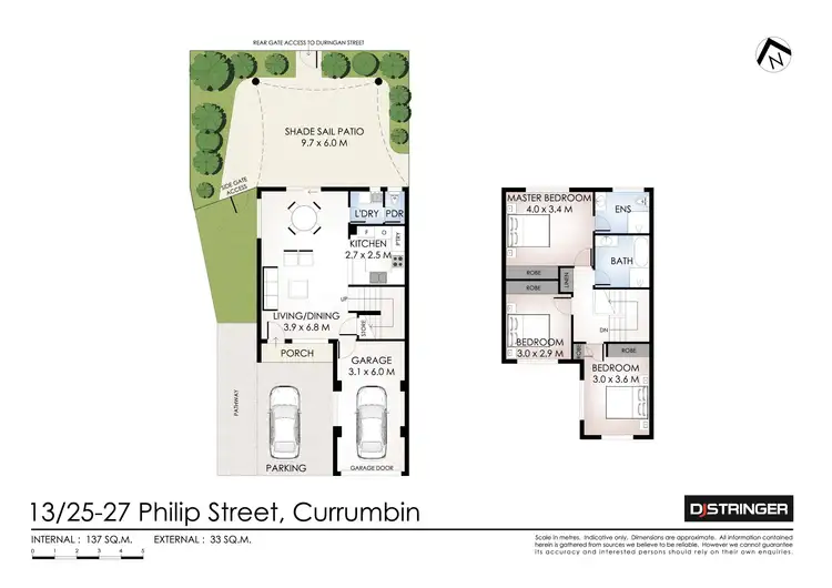 Floorplan of Homely townhouse listing, 13/27 Philip Street, Currumbin QLD 4223