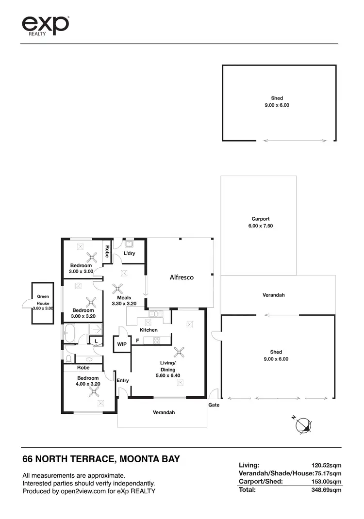 Floorplan of Homely house listing, 66 North Terrace, Moonta Bay SA 5558