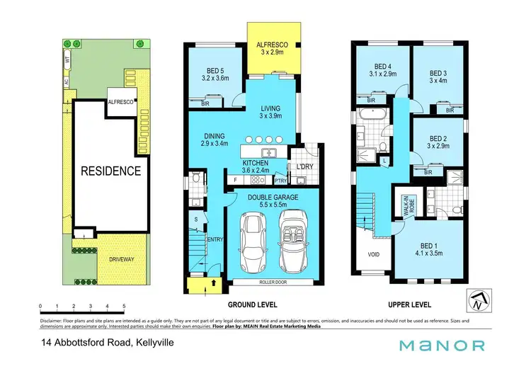 Floorplan of Homely house listing, 14 Abbottsford Road, Kellyville NSW 2155