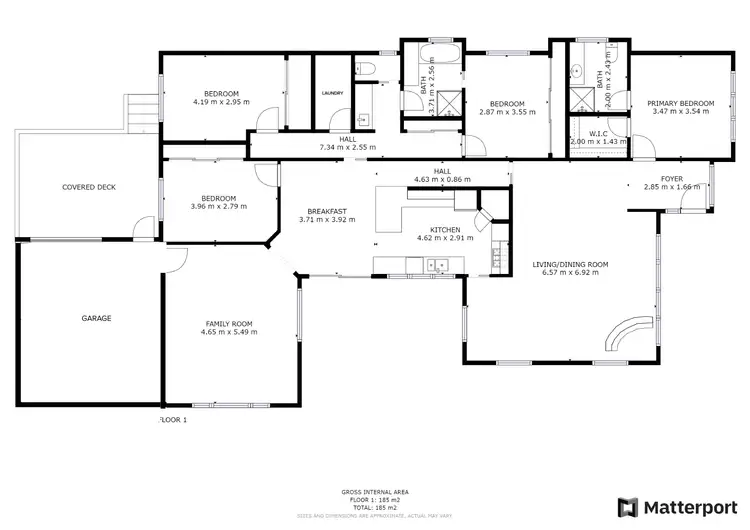 Floorplan of Homely house listing, 1 Cunneen Crescent, Berwick VIC 3806