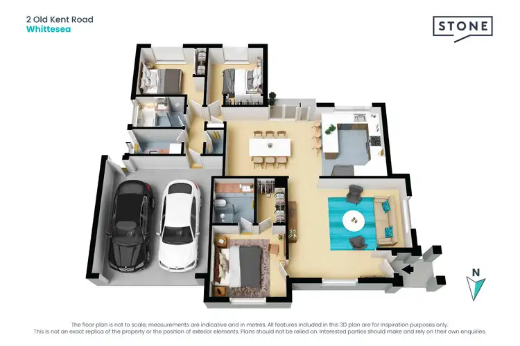 Floorplan of Homely house listing, 2 Old Kent Road, Whittlesea VIC 3757
