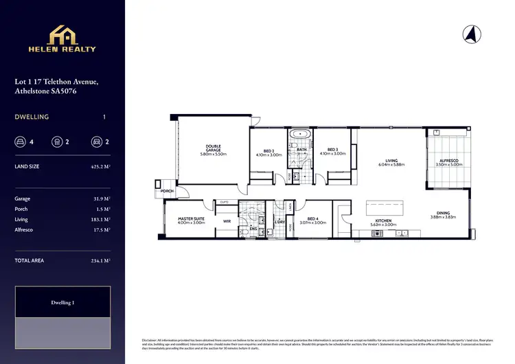 Floorplan of Homely house listing, 17 Telethon Avenue, Athelstone SA 5076