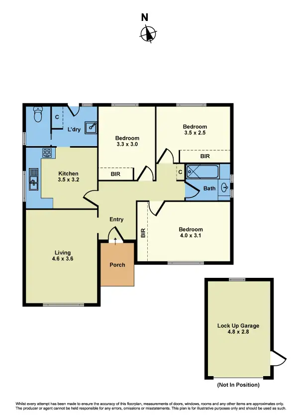 Floorplan of Homely house listing, 9 Lowe Crescent, Sunshine VIC 3020