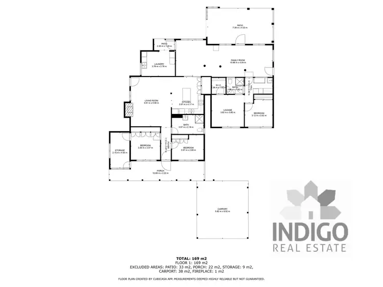Floorplan of Homely house listing, 235 Racecourse Road, Chiltern VIC 3683