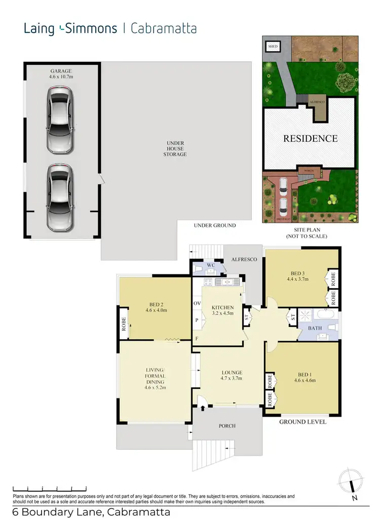 Floorplan of Homely house listing, 6 Boundary Lane, Cabramatta NSW 2166