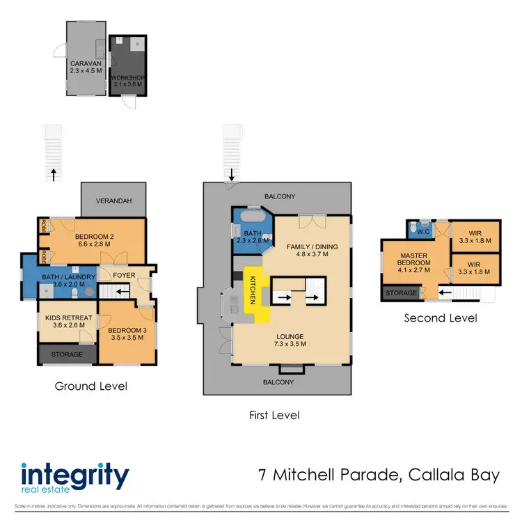 Floorplan of Homely house listing, 7 Mitchell Road, Callala Bay NSW 2540