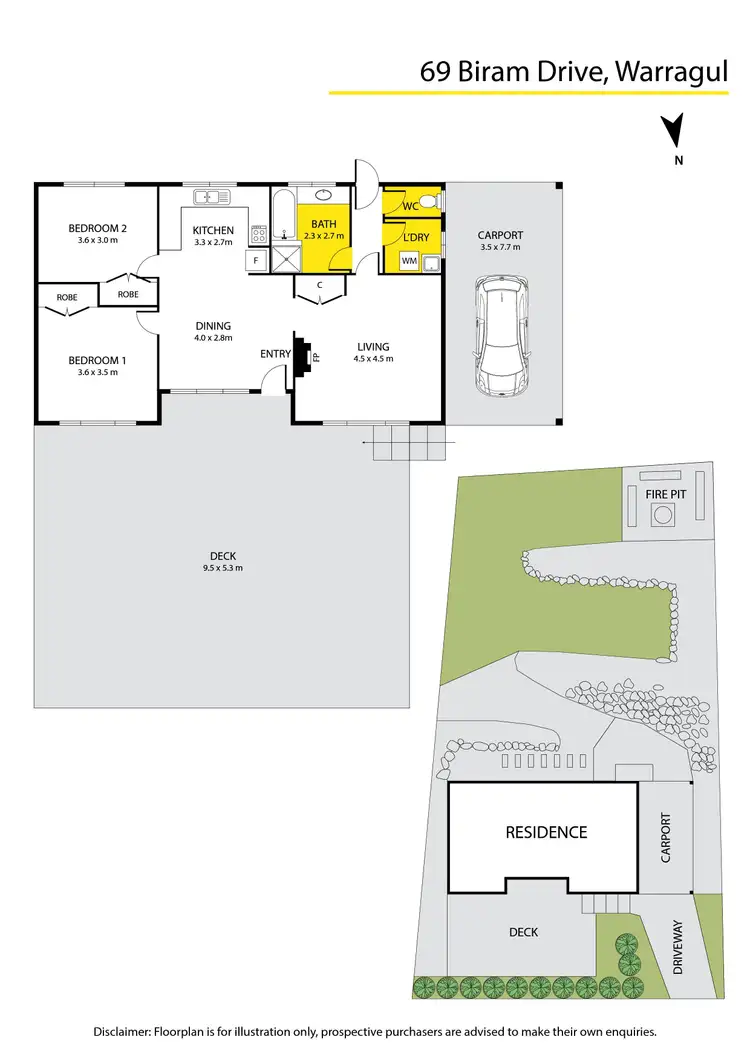 Floorplan of Homely house listing, 69 Biram Drive, Warragul VIC 3820