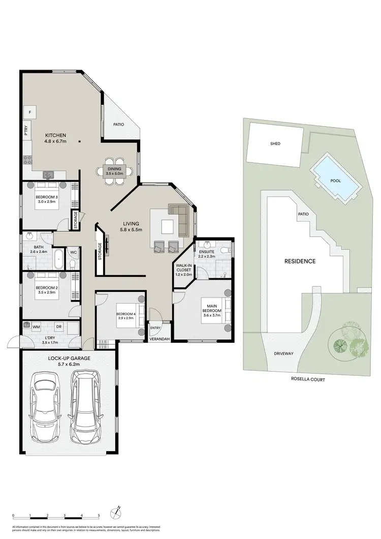 Floorplan of Homely house listing, 7 Rosella Court, Norman Gardens QLD 4701