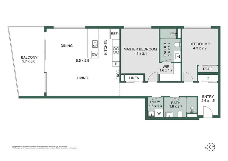 Floorplan of Homely apartment listing, 205/2 Charles Street, Charlestown NSW 2290