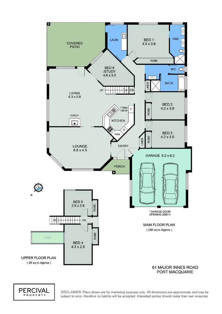 Floorplan of Homely house listing, 61 Major Innes Road, Port Macquarie NSW 2444
