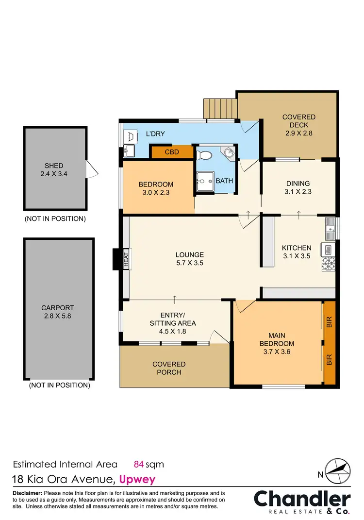 Floorplan of Homely house listing, 18 Kia Ora Avenue, Upwey VIC 3158